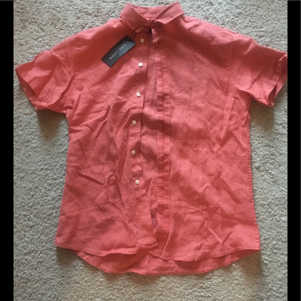 Slate and Stone Button Down